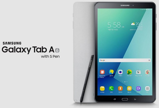 Samsung Galaxy Tab A 10.1(SM-P580) с цифровым пером S Pen выходит на рынок