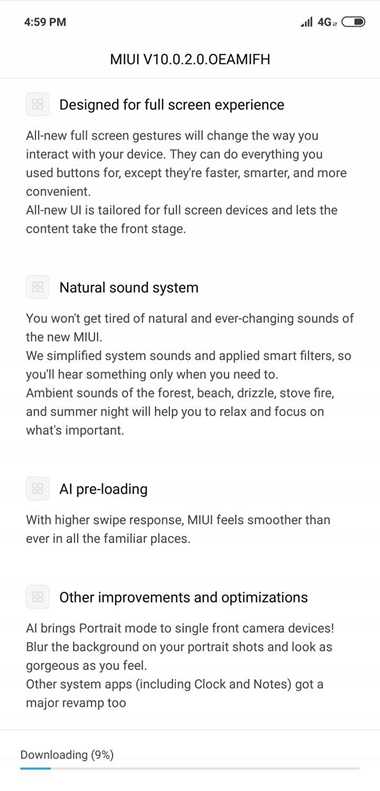 MIUI 10 для Xiaomi Mi 8