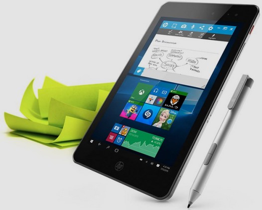 HP Envy Note 8. Восьмидюймовый Windows планшет с процессором Cherry Trail, активным цифровым пером и экраном Full HD разрешения за $329