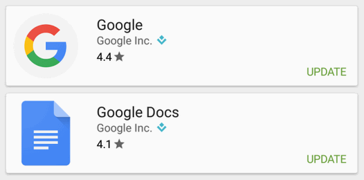 Google изменила отображение рейтинга приложений в Play Маркет: теперь он изображается в более компактном виде