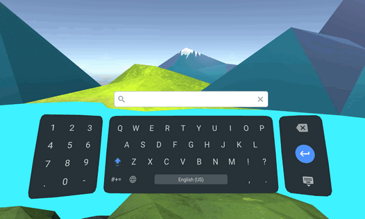 Новые приложения для мобильных. Daydream Keyboard — клавиатура Google для работы в режиме виртуальной реальности