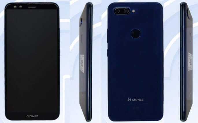 Gionee S11S. Еще один недорогой смартфон с экраном 18:9 и сдвоенной камерой замечен в TENAA 