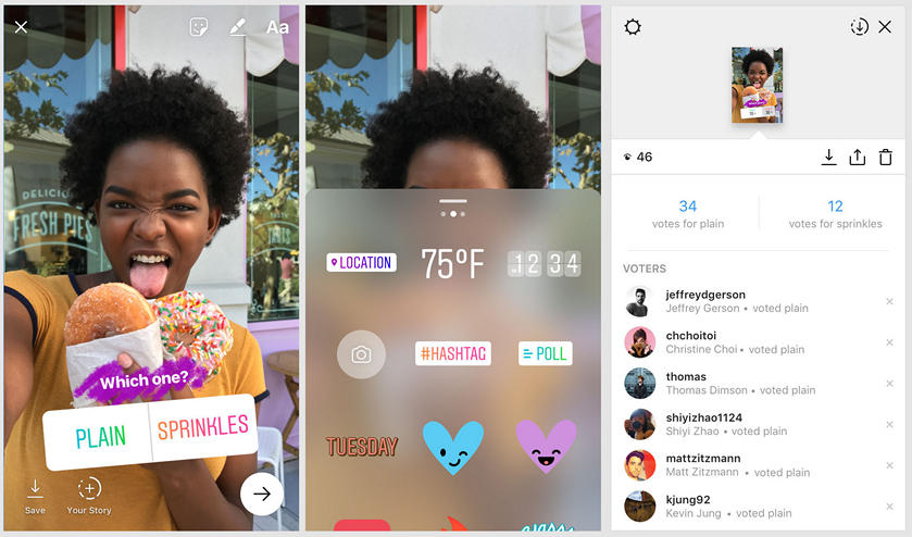 Приложения для мобильных. Instagram добавил голосования в истории, чтобы вы могли точнее узнать мнения друзей и знакомых и пару новых инструментов