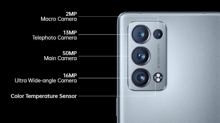 OPPO Reno 7 Pro получит камеру с 50-мегапиксельным сенсором Sony IMX766 как у выпущенного ранее OPPO Find X3 Pro