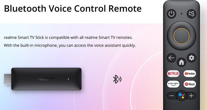 Realme 4K Smart Google TV Stick. Еще одна Android TV приставка в формате стика за 55 долларов США