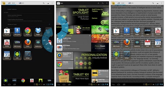 TasKarou Launcher Overlay – всплывающие элементы управления на Android планшете