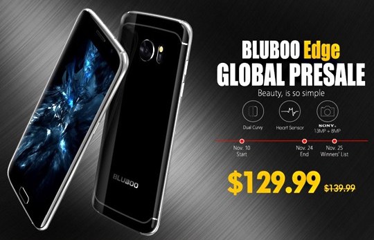 Bluboo Edge. 5.5-дюймовый смартфон с изогнутым дисплеем за $129,99