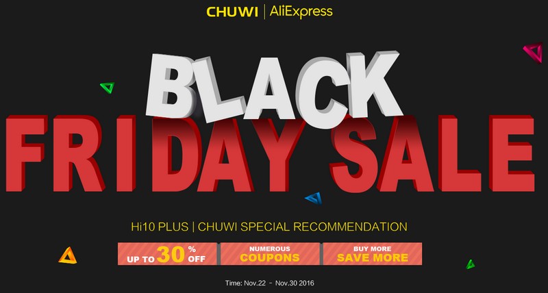 Распродажа планшетов CHUWI на Aliexpress: скидки до 30%