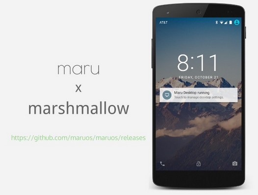 Кастомные прошивки. MaruOS 0.3: гибрид Android 6.0 и Debian Linux выпущена