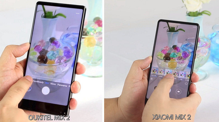 OUKITEL MIX 2 против Xiaomi MIX 2. Два безрамочных смартфона в тесте скорость работы в реальных условиях