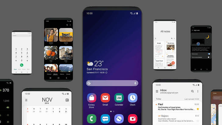 Обновление Android 9 Pie для Samsung