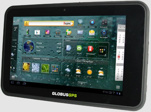 GlobusGPS GL-700 Android: 7-дюймовый Android планшет с GPS