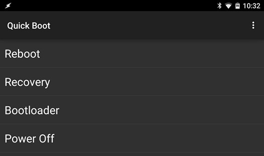 Программы для Android. Quick Boot – кнопка на рабочий стол вашего смартфона или планшета с более продвинутым меню выключения / перезагрузки (Root)