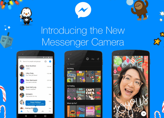 Программы для мобильных. Facebook Messenger получил новую камеру с 3D-эффектами