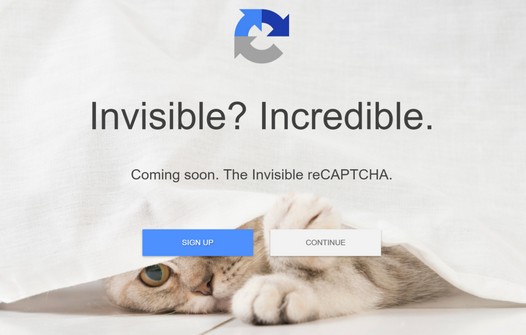 «Невидимая Капча» от Google вскоре заменит нынешние способы проверки на то, что вы не робот