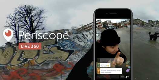 Приложения для мобильных. Twitter вместе с Periscope получит поддержку сферического, 360-градусного видео