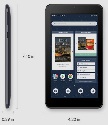 Новый Android планшет NOOK Tablet 7" от Barnes & Noble поступил в продажу с ценой $50
