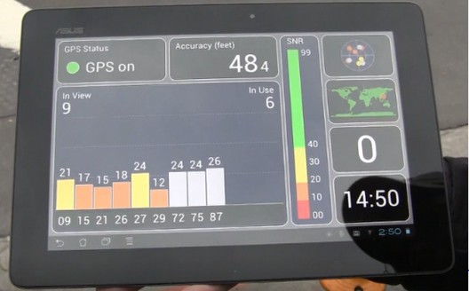 Asus Transformer Prime тест приема GPS