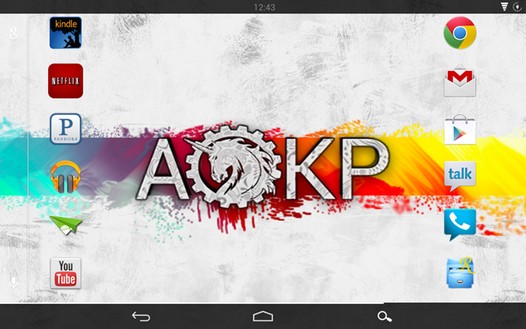 кастомная прошивка для планшетов и смартфонов AOKP