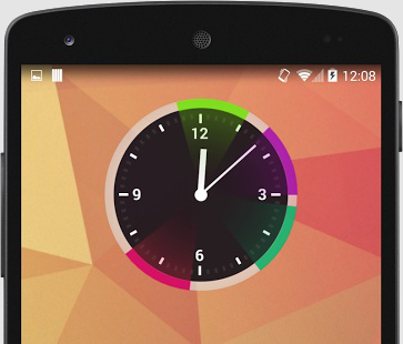 Новые приложения для Android. 12Hours - виджет в виде аналоговых часов для отображения событий календаря в оригинальной форме