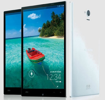 Sharp AQUOS PAD. Семидюймовый планшет с Full HD экраном от Sharp официально представлен