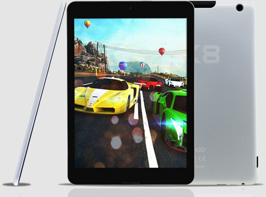 Evolio X8 Fusion. 7.85-дюймовый Android планшет с толщиной корпуса 6.8 мм и Bluetooth док-клавиатурой