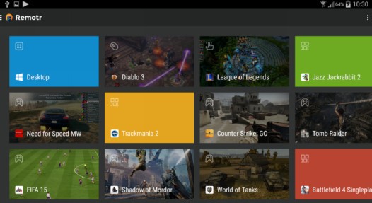 Программы для Android. Remotr – трансляция игр с Windows компьютера на Android планшеты и смартфоны
