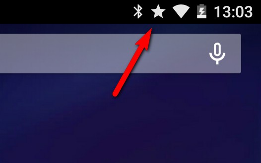 Android – советы и подсказки. Что означает звездочка появившаяся в панели уведомлений рядом со значками WiFi и Bluetooth