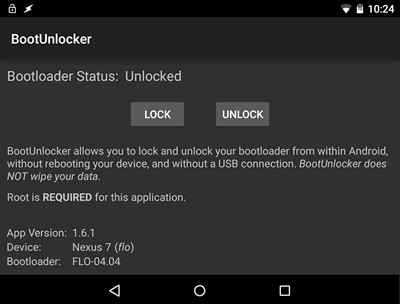 Программы для Android. BootUnlocker обновился до версии 1.6.1, получив поддержку смартфонов OnePlus One