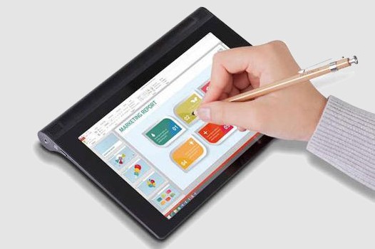 Lenovo Yoga Tablet 2 8 с функцией AnyPen позволит рисовать на его экране любым предметом