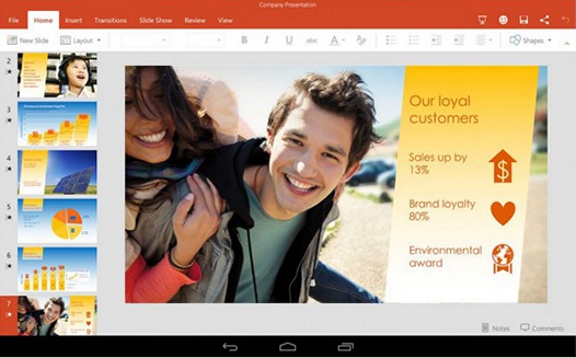 Программы для планшетов. Microsoft Excel, Powerpoint и Word (предварительные версии) для Android уже доступны в Google Play Маркет
