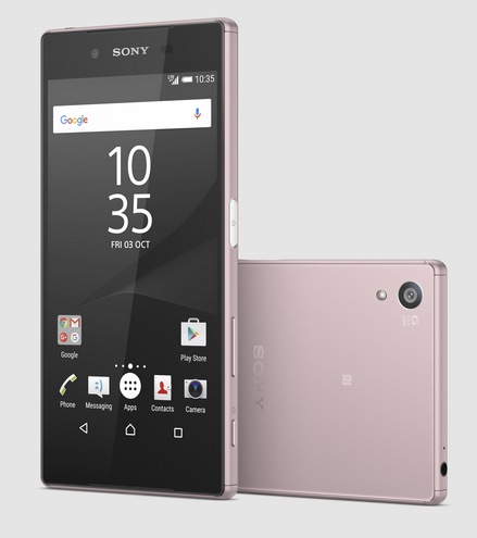 Sony Xperia Z5. Флагманский смартфон японской компании получил корпус розового цвета