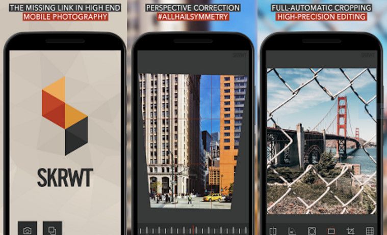 Новые приложения для Android. Фоторедактор SKRWT - лучшее средство для коррекции изображений на смартфоне появился в Google Play Маркет