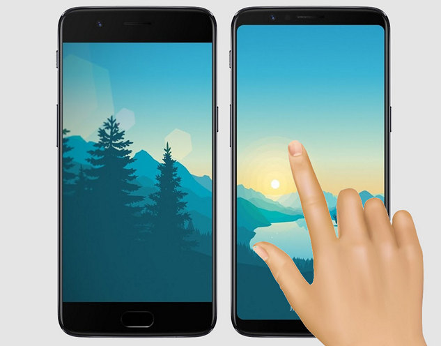 Жесты в стиле iPhone X появились на смартфонах OnePlus 5 и OnePlus 5T