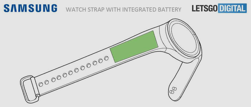 Будущие часы Samsung Gear могут получить браслет со встроенной батареей и сканер отпечатков пальцев в дисплее?
