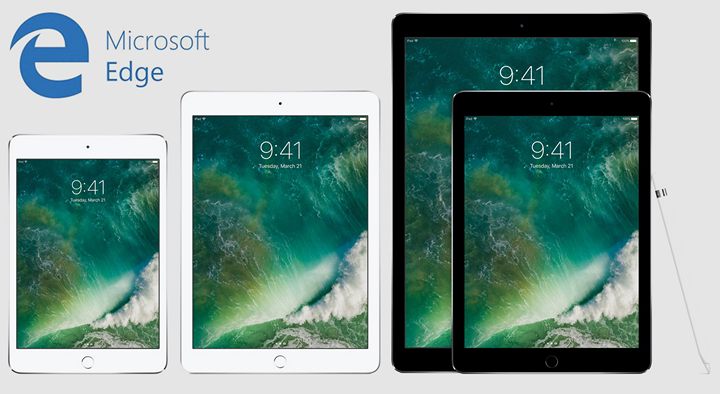 Приложения для мобильных. Веб-браузер Microsof Edge для iPad появится в феврале