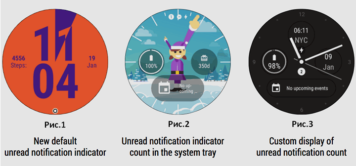 Приложения для мобильных. Android Wear 2.9 принесет на умные часы счетчик непрочитанных сообщений и прочие нововведения