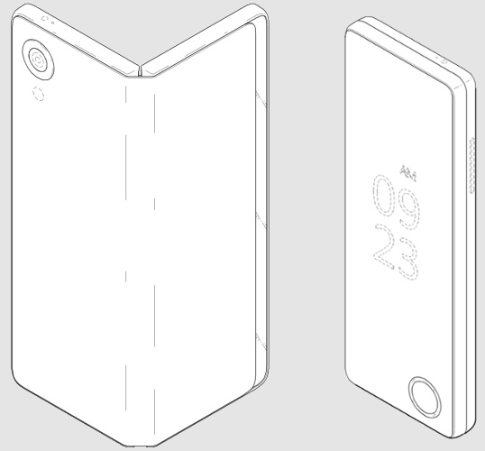 LG Electronics работает над складывающимся пополам смартфоном