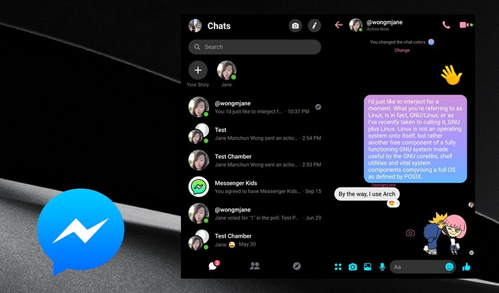 Приложения для мобильных. Facebook Messenger вскоре получит темную тему