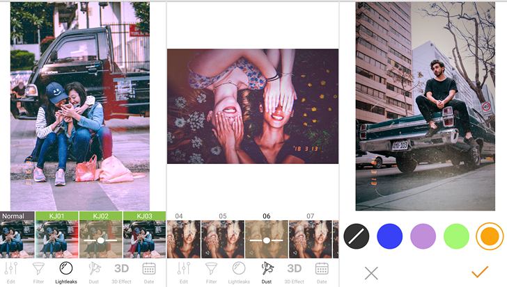 Приложения для Android. KUNI Cam — простой и легкий редактор фото со множеством фильтров и эффектов