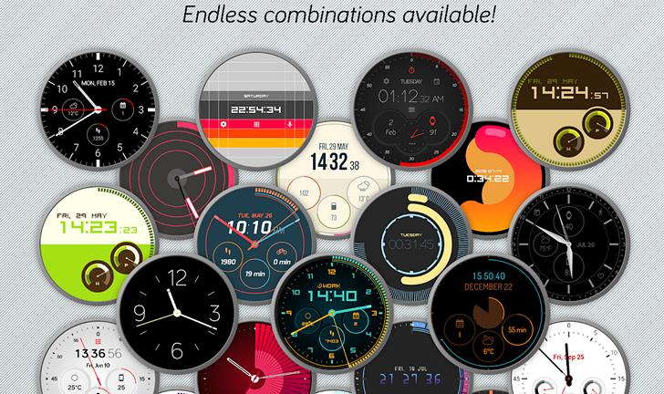 Приложения для умных часов. Циферблат Watch Face - Pujie Black для Android Wear OS обновился, получив ряд новых возможностей