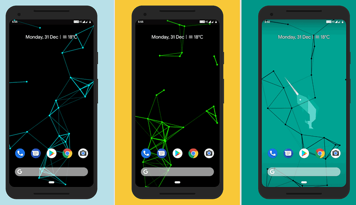 Живые обои для Android. Великолепные обои Particle Live Wallpaper Pro в ближайшие дни можно будет скачать бесплатно