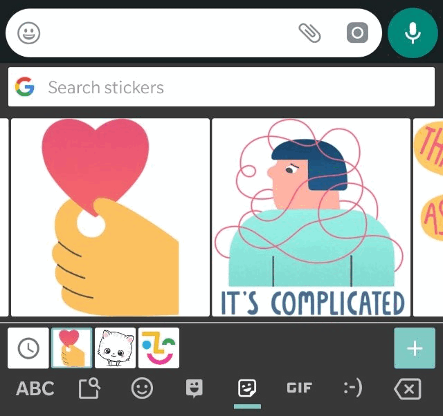 Приложения для мобильных. WhatsApp получит интеграцию стикеров в Gboard и прочие сторонние клавиатуры