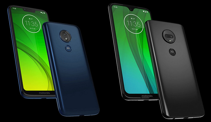 Moto G7, Moto G7 Plus Moto G7 Play и Moto G7 Power. Изображения и европейские цены смартфонов