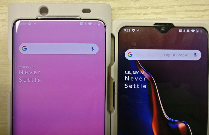 OnePlus 7. Смартфон с экраном без выреза и выдвижной фронтальной камерой засветился на живых фото