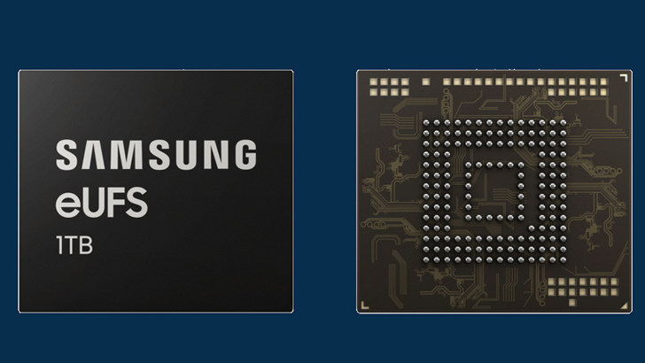 Смартфоны с 1 терабайтом встроенной памяти eUFS 2.1 на подходе: Samsung начала массовое производство чипов с такой емкостью