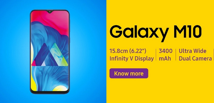 Samsung Galaxy M10 и Galaxy M20. Первые смартфоны производителя с Infinity-V дисплеями