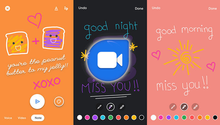 Google Duo получило возможность отправки записок и рисунков