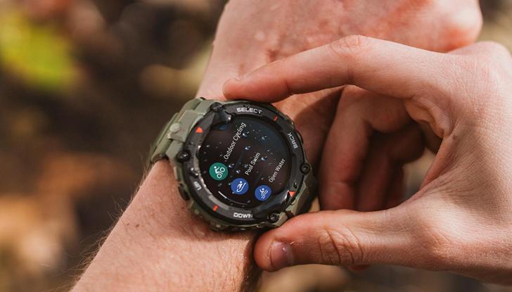 Защищенные умные часы Amazfit T-Rex с возможностью работы в экстремальных условиях за $140