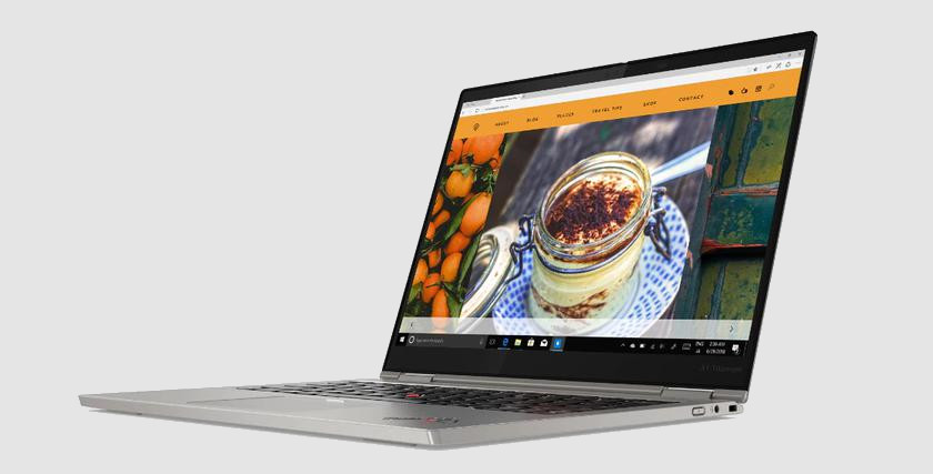 Lenovo ThinkPad X1 Titanium Yoga: Компактный и тонкий конвертируемый в планшет ноутбук на базе процессоров Intel Core 11-го поколения с корпусом из титана